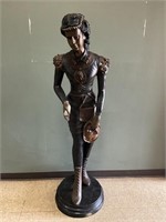 Late 1800 Early 1900's Bronze Cast Statue