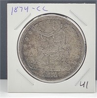 1874-CC Trade Dollar