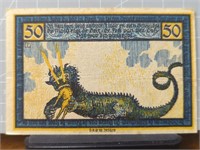Vintage German banknote