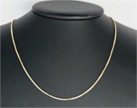 Gold over Sterling Silver Chain Necklace