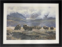 John Seerey-Lester's "Autumn Thunder - Muskoxen" L