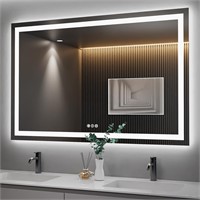 Amorho LED Bathroom Mirror 55'x36'