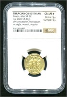 Thracian Stater. Gold Graded.