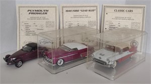 Classic Car Replica Model Cars Incl. 1997