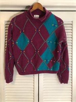 VINTAGE HERE'S A HUG SWEATER SMALL