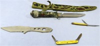 4 PC HUNTING & POCKET KNIVES LOT