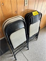 7 misc folding chairs