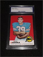 1969 Topps Larry Csonka NM 7 Rookie Miami Dolphins