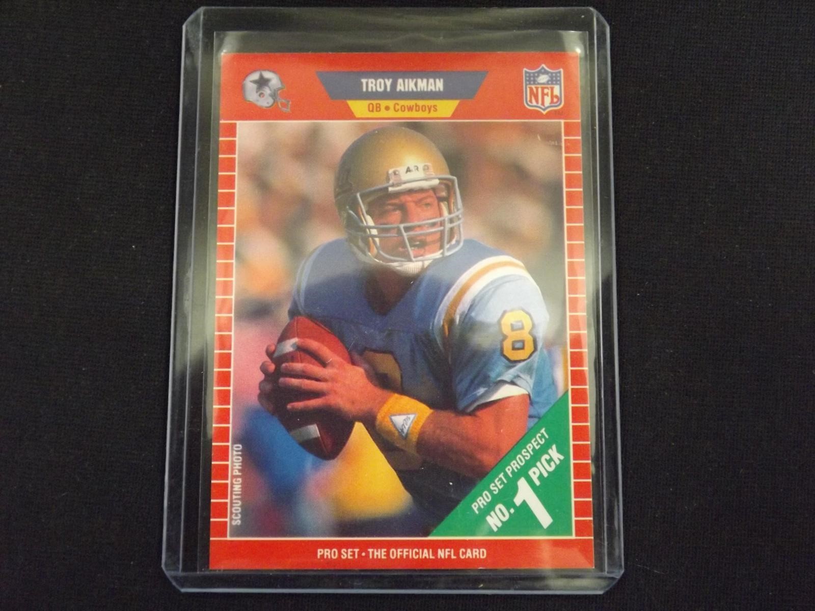 1990 PRO SET TROY AIKMAN ROOKIE CARD