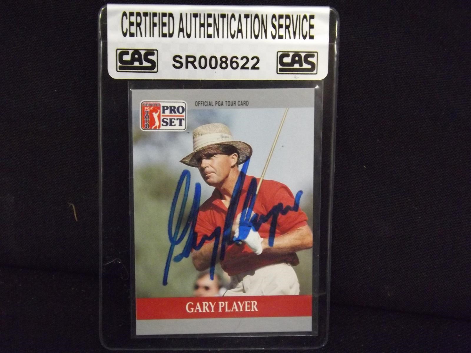 1990 PRO SET GARY PLAYER AUTOGRAPH CAS