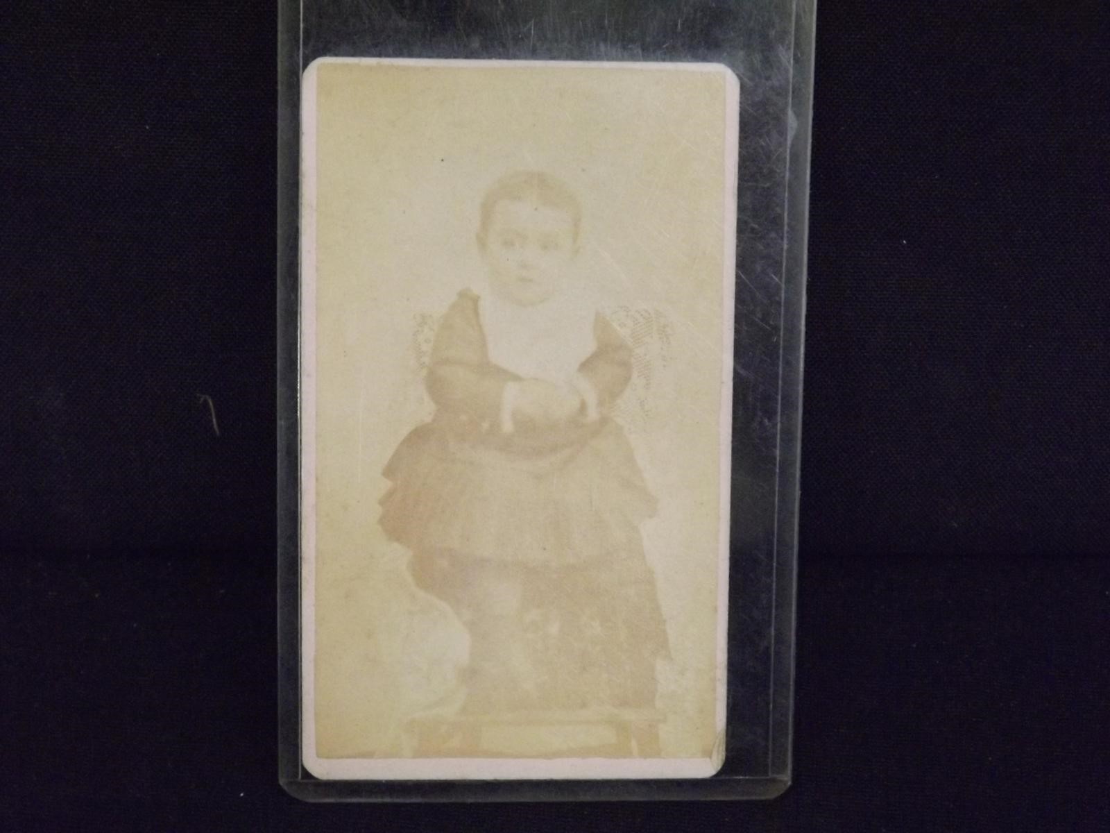 BABY FRANK CLARK SEPIA TONE ANTIQUE PHOTO