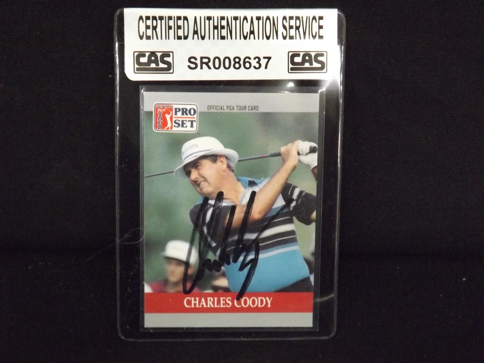 1990 PRO SET PGA CHARLES COODY AUTOGRAPH