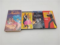 4 Classic VHS Movies - Purple Rain, Kill Bill 2