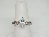 STERLING SILVER COCKTAIL RING