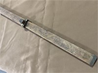 Antique transit grade rod or measuring stick