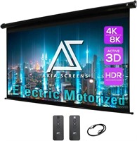 Akia Screens 125 inch Motorized Projector Screen