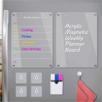 NEW Magnetic Dry Erase Board w/Markers,Pen & Cloth