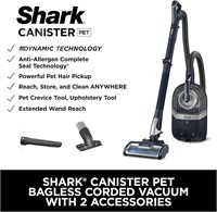 Shark® Pet Canister Vacuum, Bagless Corded (CZ351)