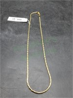 Monet 18" Gold Tone Snake Chain Necklace