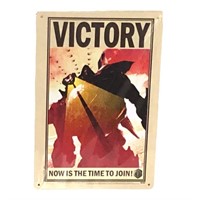 Pacific Rim Victory Movie poster tin, 8x12, come