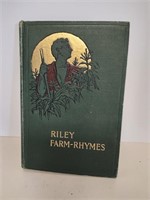 James W. Riley Farm Rhymes Book