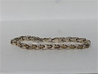 Vermeil/.925 Sterling Silver Bracelet