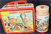 DISNEY EXPRESS MICKEY METAL LUNCH BOX THERMOS