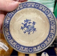 ANTIQUE TRANSFERWARE REGISTRY MARK SMALL PLATE