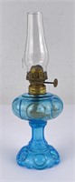 Small Blue Kerosene Lamp