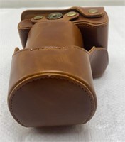 Leather camera case