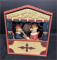 Punch And Judy Cast Iron Bank.
