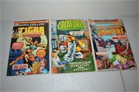 Three Marvel Comics