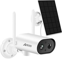 ANRAN Solar Security Camera Outdoor with Pan Rotat
