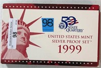 1999 Silver Proof Set key date