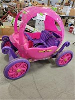 Battery 24 v Powered Recharging Princess Carriage