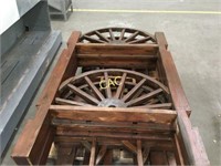 Wagon Wheel Solid Wood Bunk Beds