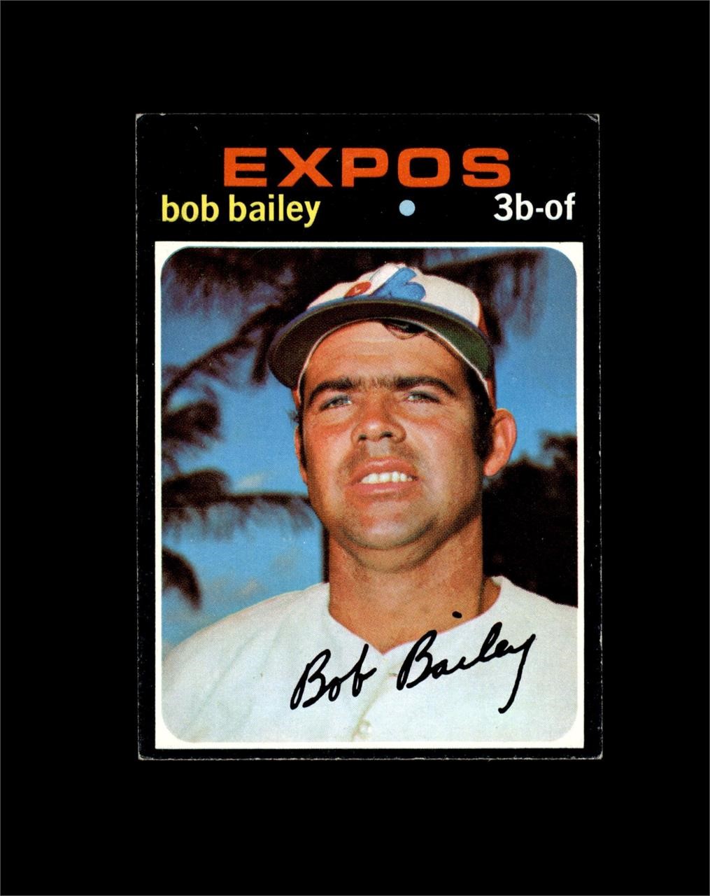 1971 Topps #157 Bob Bailey EX to EX-MT+