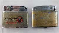 Howard and Stesco butane lighters