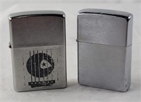 Vintage Zippo butane lighters