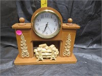 Vintage Quartz Clock - Was Electric Now Quartz