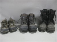 Three Pair Of Shoes Largest Sz 9 Pre-Owned