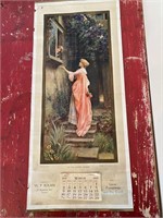 1913 calendar WP Bolan Gents Furnishings/Dry Goods
