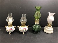 Decorative Porcelain Oil & Kerosene Lamps