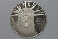 2000 Statue of Liberty 4ozt Silver .999