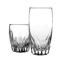 C1525  Mainstays Radiant Drinking Glasses Set - 16