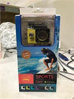 12MP Waterproof Action Cam with Kit (Yellow)