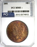 1891 Morgan MS65+ LISTS $4500