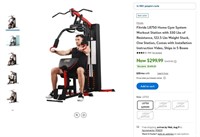 W1073  Fitvids LX750 Home Gym System