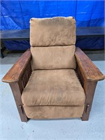 Brown Leather Recliner