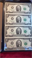 World Reserve Monetary Exchange $2 Bills
